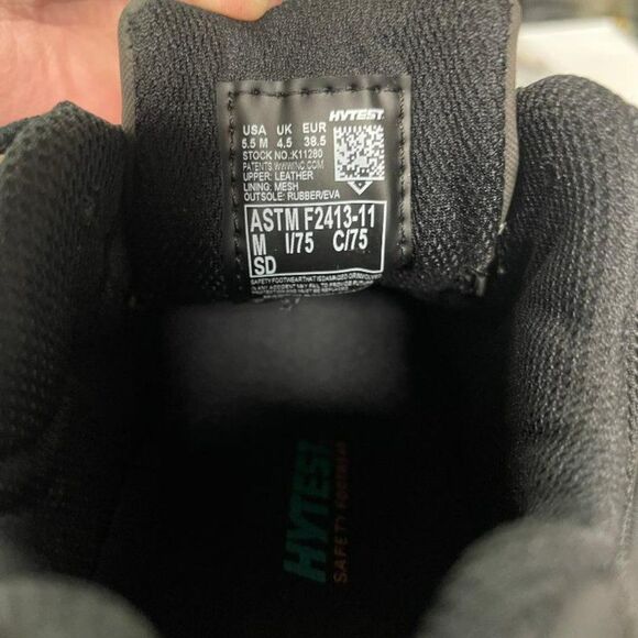 Hytest Mens Composite Toe Shoe Size 5.5 - Equivalent to Womens size 7 - Picture 7 of 10